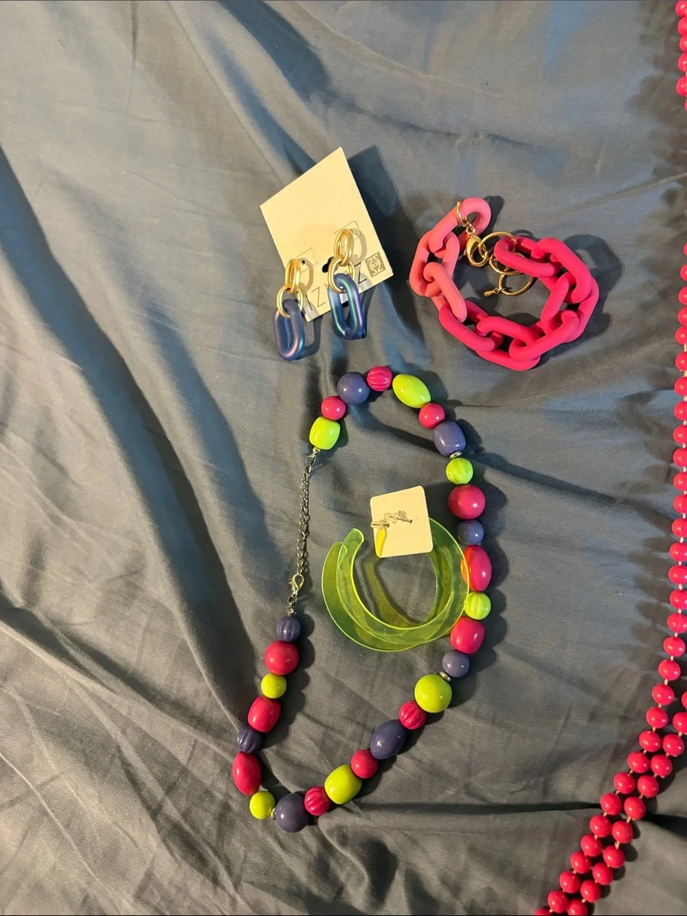 Multicolor Bead Necklace and Earrings Sets - Vibrant Glass Beads/Vera Bradley